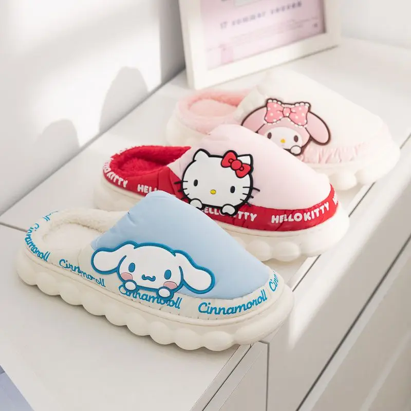 Водонепроницаемые теплые тапочки Kawaii Sanrioed аниме мультфильм серия Cinnamoroll My Melody Нескользящие праздничные тапочки для маленьких мальчиков и девочек
Водонепроницаемые теплые тапочки Kawaii Sanrioed аниме мультфильм серия Cinnamoroll My Melody Нескользящие праздничные тапочки для маленьких мальчиков и девочек