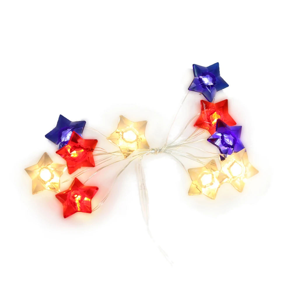 LED String Light USA National Flag Star Pendant Lamp Independence Day Decoration Holiday Garden Decoration Lights String
LED String Light USA National Flag Star Pendant Lamp Independence Day Decoration Holiday Garden Decoration Lights String