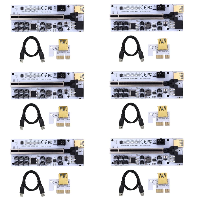 VER012 MAX GPU Riser For Video Card PCI-E Riser 012 MAX Pci Express USB 3.0 Cable PCI-E 1X To 16X For BTC Mining
VER012 MAX GPU Riser For Video Card PCI-E Riser 012 MAX Pci Express USB 3.0 Cable PCI-E 1X To 16X For BTC Mining