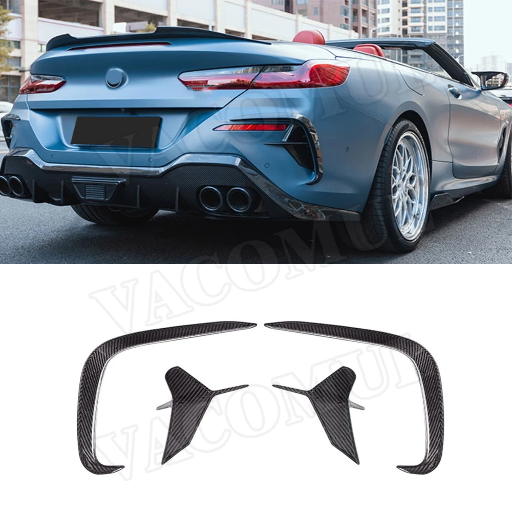 Rear Lip Bumper Spoiler Rear Bumper Diffuser Cover&Side Splitters for BMW 8 Series G14 G15 G16 M Sport 2018 - 2021 Carbon Fiber
Rear Lip Bumper Spoiler Rear Bumper Diffuser Cover&Side Splitters for BMW 8 Series G14 G15 G16 M Sport 2018 - 2021 Carbon Fiber