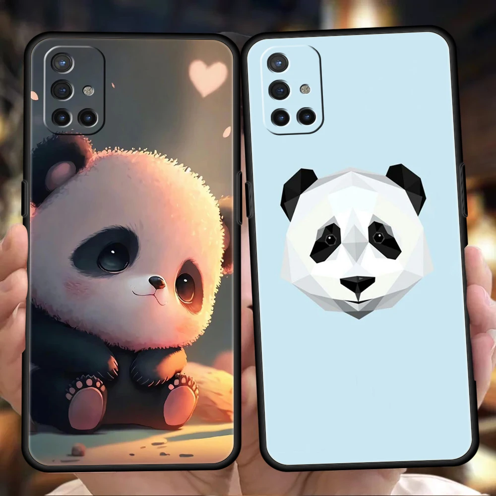 

Cute Animal Panda Phone Case for Oneplus 10T Nord N100 N10 10 7 8 9 9R 7T 8T N200 CE 2 9RT Z Pro 5G Silicone Cover Shell Coque