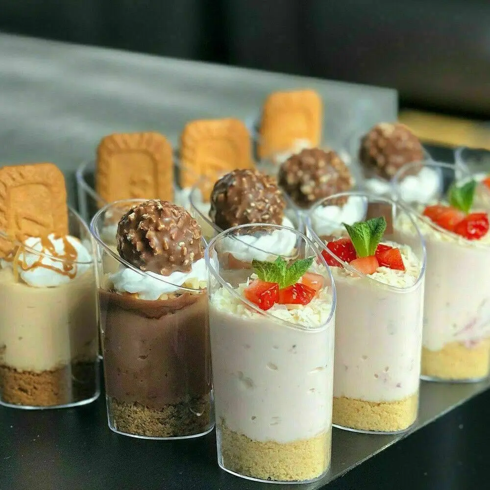 Appetizers Desserts Dessert For 80ml Teardrop Cups Disposable Mousse Party Shot Puddings Cups Plastic Tumbler Clear
Appetizers Desserts Dessert For 80ml Teardrop Cups Disposable Mousse Party Shot Puddings Cups Plastic Tumbler Clear