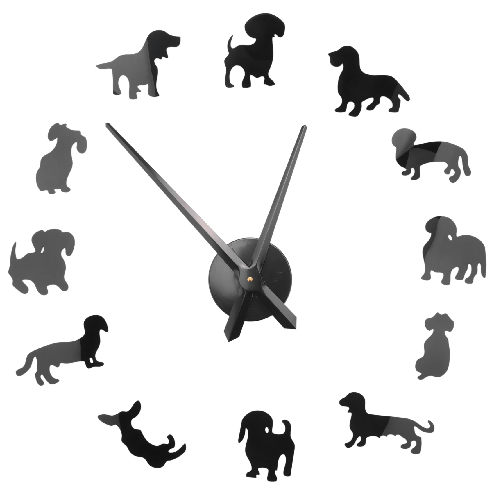 Diy Dachshund Wall Art Wiener-Dog Puppy Dog Pet Frameless Giant Wall Clock with Mirror Effect Sausage Dog Large Clock Wall Wa
Diy Dachshund Wall Art Wiener-Dog Puppy Dog Pet Frameless Giant Wall Clock with Mirror Effect Sausage Dog Large Clock Wall Wa