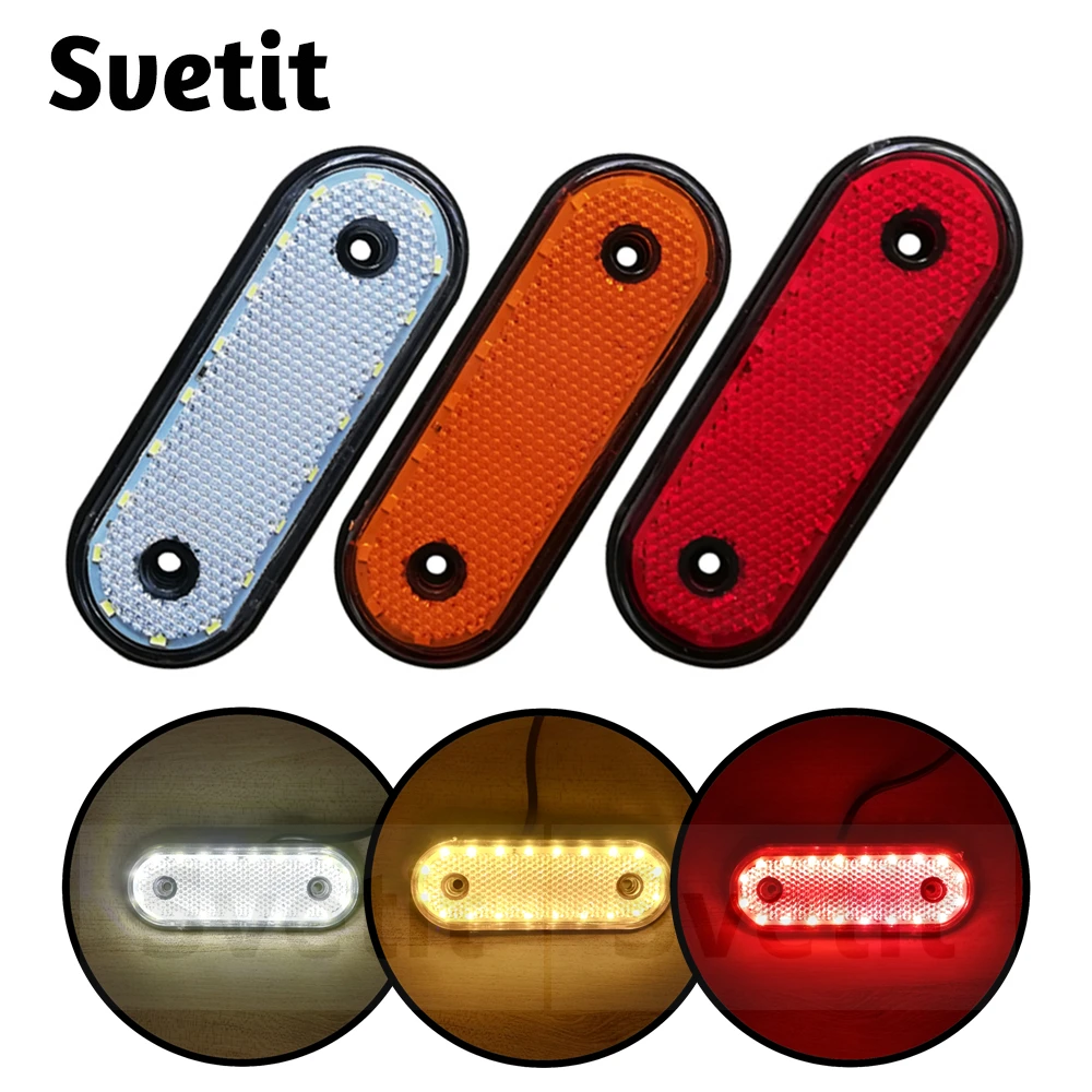 10Pcs Marker Lights For Truck Side Lights 24V LED Trailer Clearance Lights Tractor Turn Signal Amber Red White
10Pcs Marker Lights For Truck Side Lights 24V LED Trailer Clearance Lights Tractor Turn Signal Amber Red White