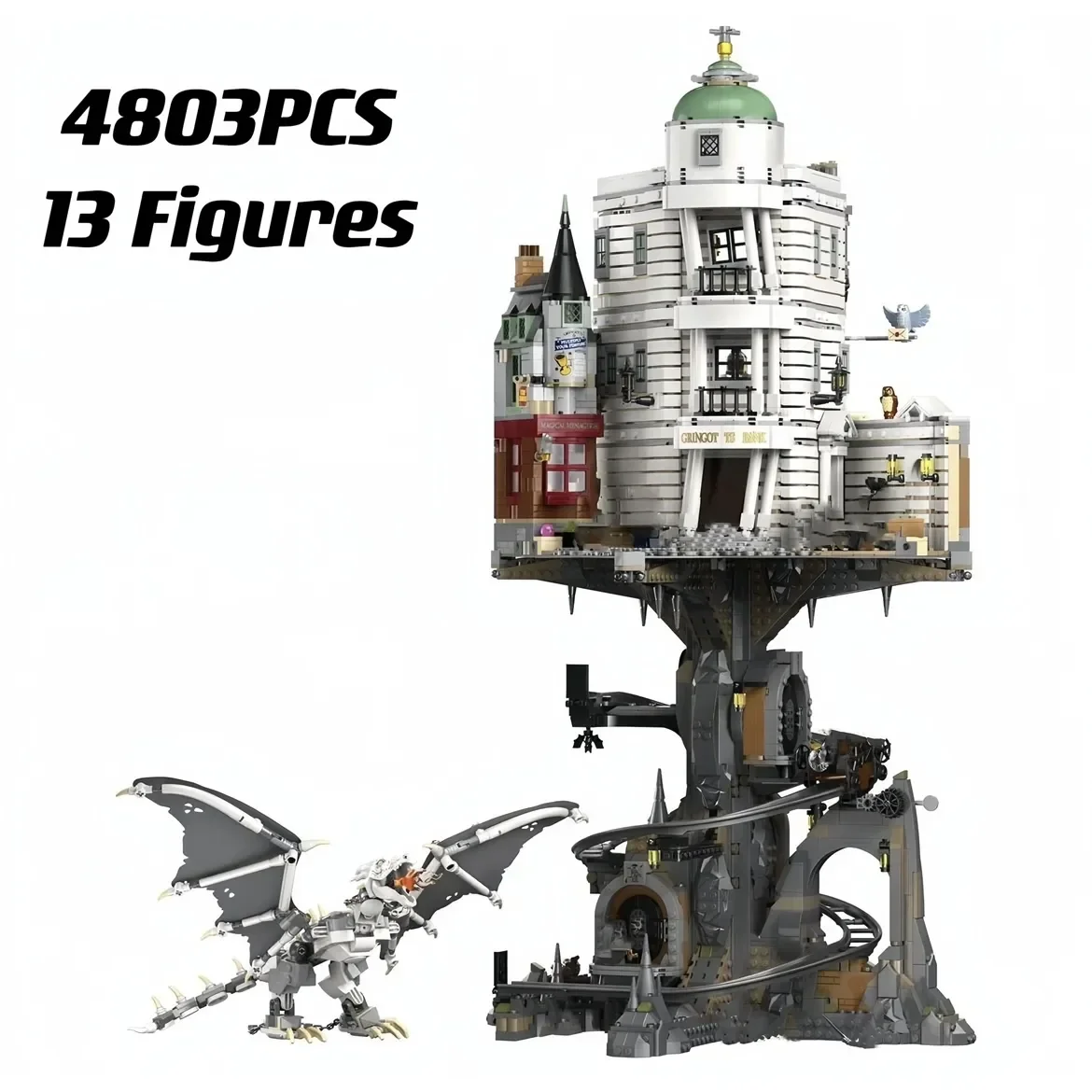 2023 NEW 76417 Gringotts Wizarding Bank 4803Pcs Building Blocks Bricks Movie Scene Sets Model Toys Children Birthday Gift
2023 NEW 76417 Gringotts Wizarding Bank 4803Pcs Building Blocks Bricks Movie Scene Sets Model Toys Children Birthday Gift