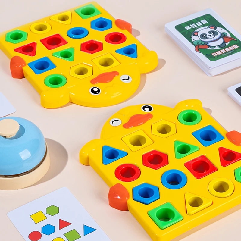 Baby Montessori Toys Kids Geometric Shape Color Matching Puzzle Learning Educational Toys for Children Interactive Battle Games
Baby Montessori Toys Kids Geometric Shape Color Matching Puzzle Learning Educational Toys for Children Interactive Battle Games