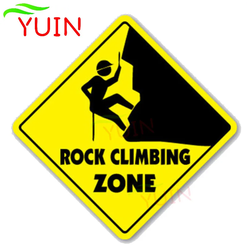 Cute Rock Climbing Zone Car Sticker Auto Accessories PVC Bumper Window Graphic Decoration High Quality Waterproof Decal 13*13cm
Cute Rock Climbing Zone Car Sticker Auto Accessories PVC Bumper Window Graphic Decoration High Quality Waterproof Decal 13*13cm