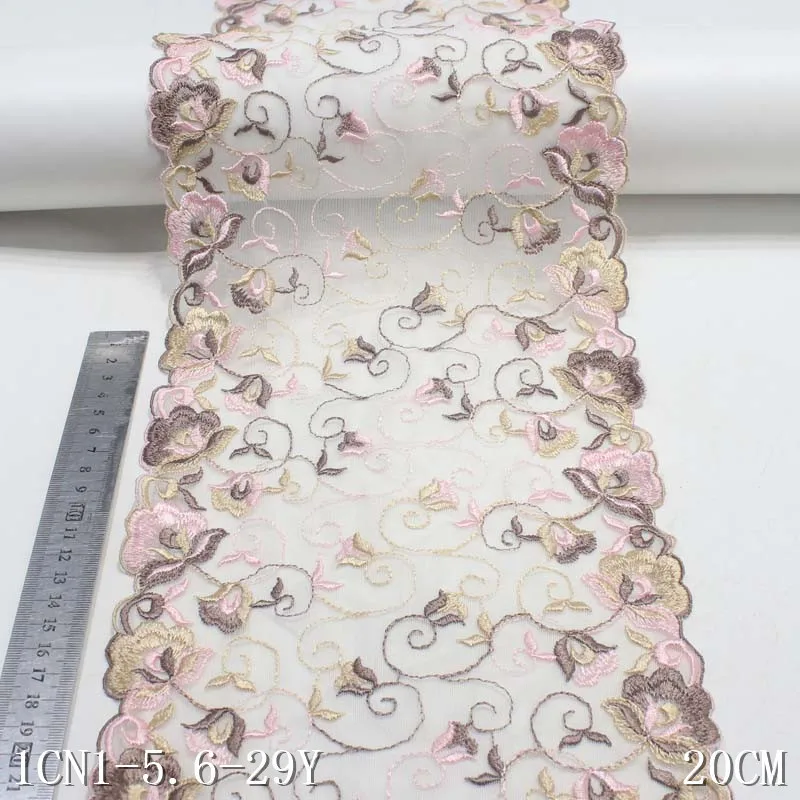 30 Yards Embroidered Lace Trim Colorful Flowers Clothes Accessoriesy Lingerie Bra Underwear Women's Dress Sewing
30 Yards Embroidered Lace Trim Colorful Flowers Clothes Accessoriesy Lingerie Bra Underwear Women's Dress Sewing