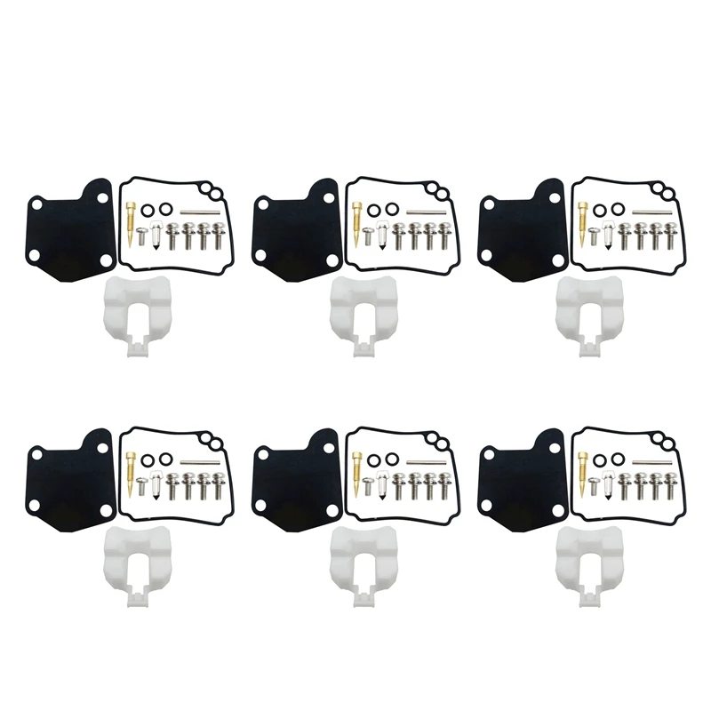 6X 63V-W0093-00 Boat Motor Carburetor Repair Kit For Yamaha 2-Stroke 9.9HP 15HP Outboard Engine
6X 63V-W0093-00 Boat Motor Carburetor Repair Kit For Yamaha 2-Stroke 9.9HP 15HP Outboard Engine