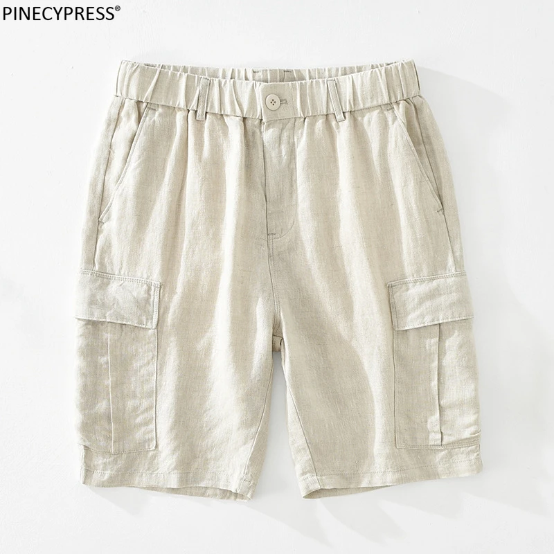 100% Linen Breathable Anti-static Summer Casual Man Short Pants Drawstring Elastic Waist Loose Beach Hemp Fashion Men Shorts
100% Linen Breathable Anti-static Summer Casual Man Short Pants Drawstring Elastic Waist Loose Beach Hemp Fashion Men Shorts
