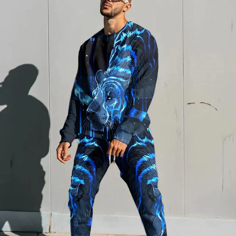Autumn Men's 2 Piece Set For Men Printed Long-sleeve and Long Pants Tracksuits Casual Male Sportswear Oversize Men Tshirt Set
Autumn Men's 2 Piece Set For Men Printed Long-sleeve and Long Pants Tracksuits Casual Male Sportswear Oversize Men Tshirt Set