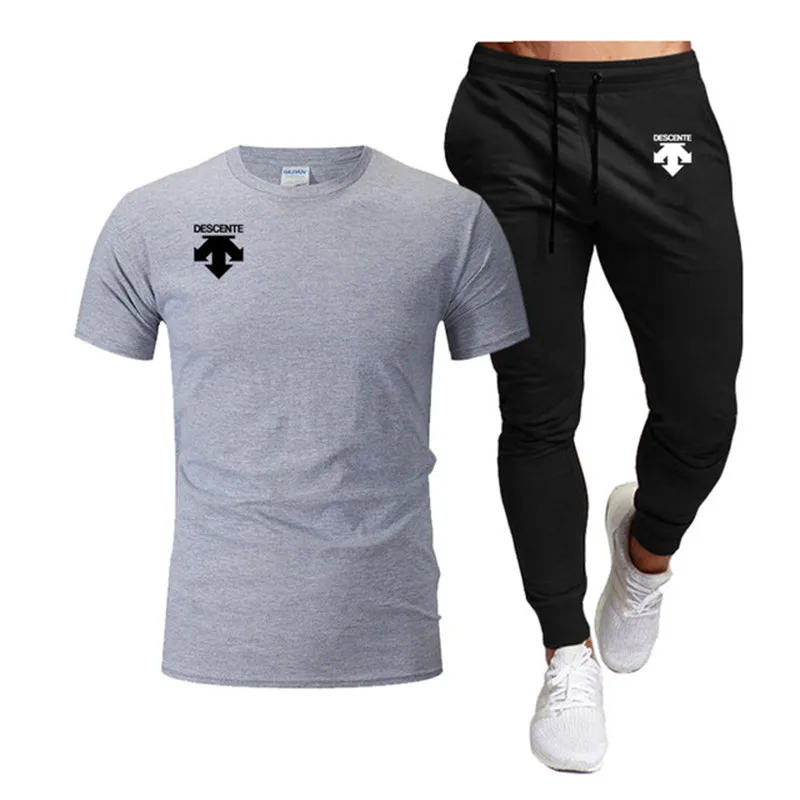 Summer Fashion Casual Descent Men's Set Sportswear Suit Men Short Sleeves T-shirt + Pants 2 piece Sets Tracksuit Men's Clothing
Summer Fashion Casual Descent Men's Set Sportswear Suit Men Short Sleeves T-shirt + Pants 2 piece Sets Tracksuit Men's Clothing