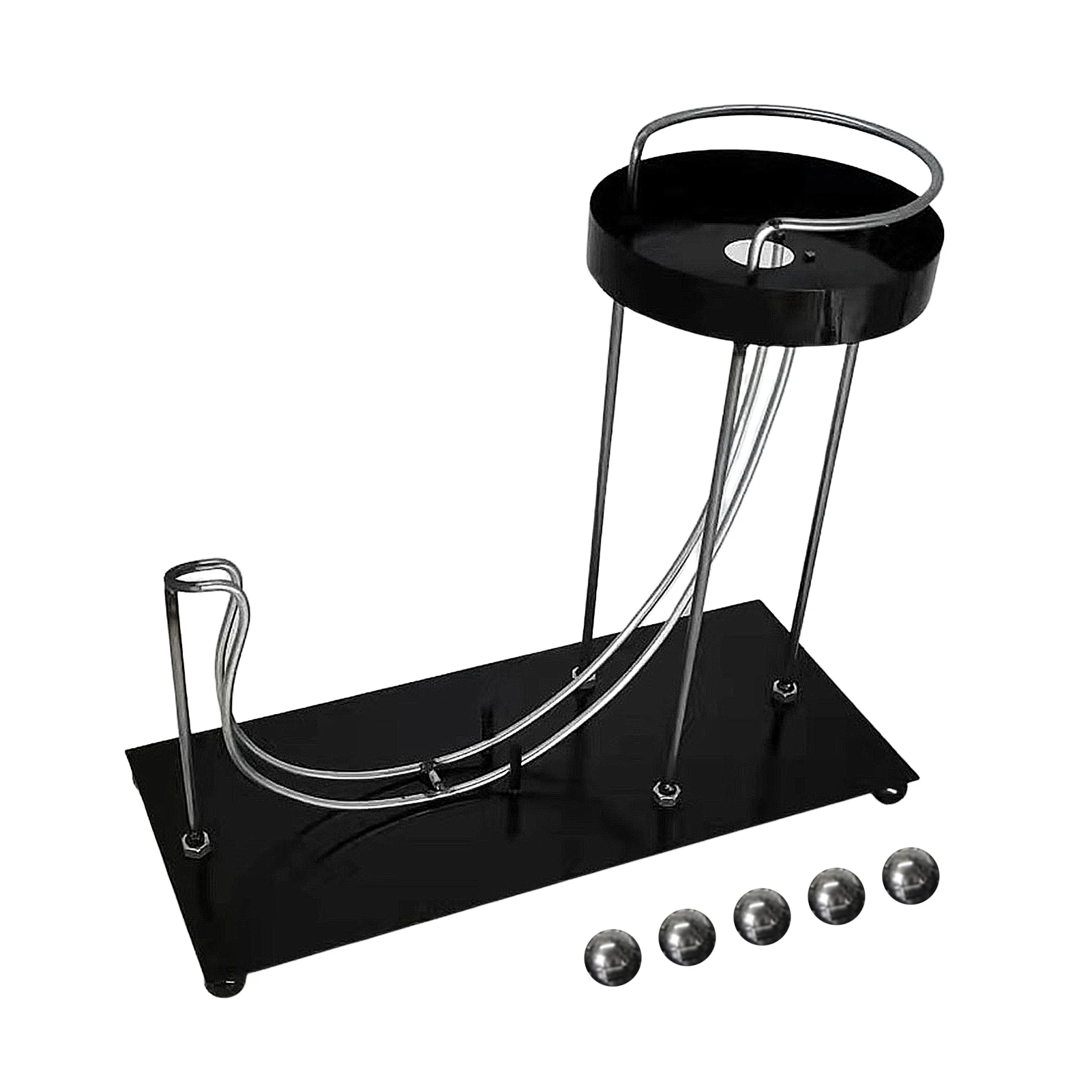 Kinetic Art Decoration Black Iron Desktop Balls Marble Ornament Science Physics Gadget Desktop Decor Can Not Move
Kinetic Art Decoration Black Iron Desktop Balls Marble Ornament Science Physics Gadget Desktop Decor Can Not Move
