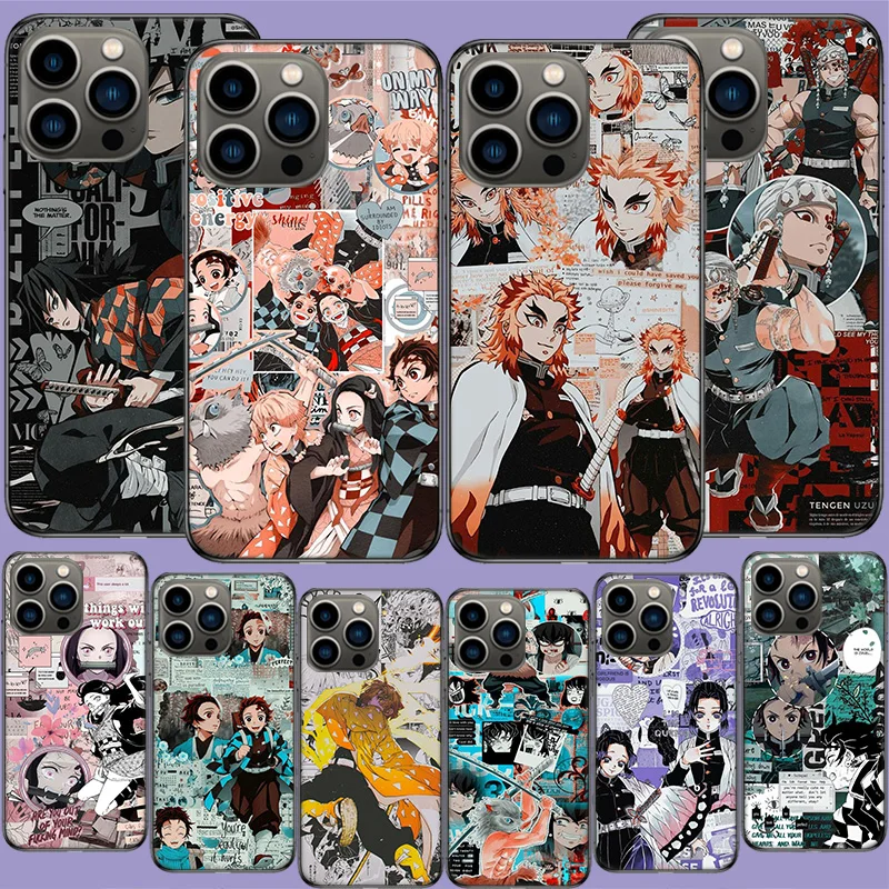 Kimetsu No Yaiba Demon Slayer Anime Phone Case For Iphone 14 13 Pro Max 12 Mini 11 Pro XR X XS Max 6 6S 7 8 Plus 5 SE 2020 Cover
Kimetsu No Yaiba Demon Slayer Anime Phone Case For Iphone 14 13 Pro Max 12 Mini 11 Pro XR X XS Max 6 6S 7 8 Plus 5 SE 2020 Cover