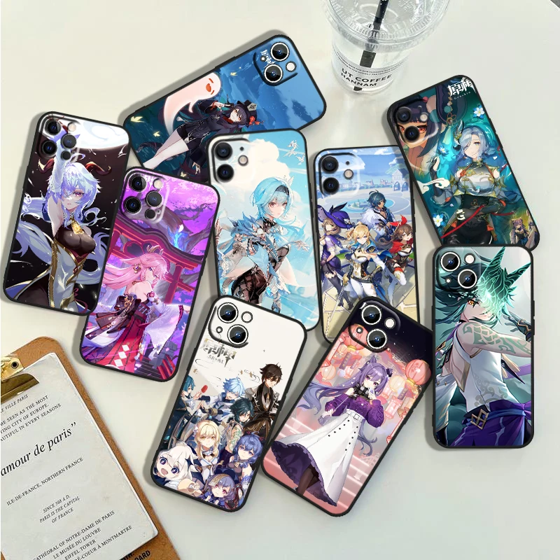 Genshin Impact Phone Case For Apple iPhone 14 13 12 11 Pro Max Mini XS Max X XR 7 8 Plus 5S Silicone Black Shell
Genshin Impact Phone Case For Apple iPhone 14 13 12 11 Pro Max Mini XS Max X XR 7 8 Plus 5S Silicone Black Shell