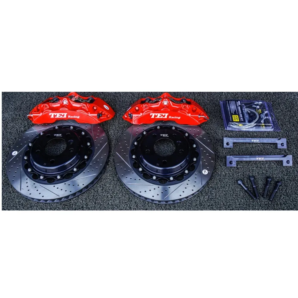 Front Brake Kit Forged Body 6 PISTON Caliper with Slotted Drilled Disc 355X32mm For BMW X3 E83 X3 F25 X3 G01 F97 2004-2021
Front Brake Kit Forged Body 6 PISTON Caliper with Slotted Drilled Disc 355X32mm For BMW X3 E83 X3 F25 X3 G01 F97 2004-2021