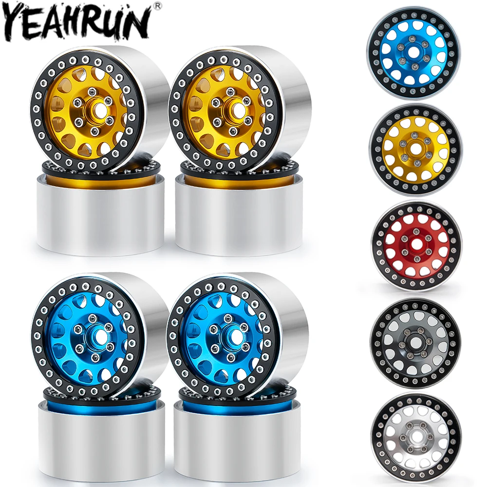 YEAHRUN 1.9" Beadlock Wheel Rim Extended Wheels Hubs for Axial SCX10 Traxxas TRX4 D90 4WD 1/10 RC Crawler Car Upgrade Parts
YEAHRUN 1.9" Beadlock Wheel Rim Extended Wheels Hubs for Axial SCX10 Traxxas TRX4 D90 4WD 1/10 RC Crawler Car Upgrade Parts