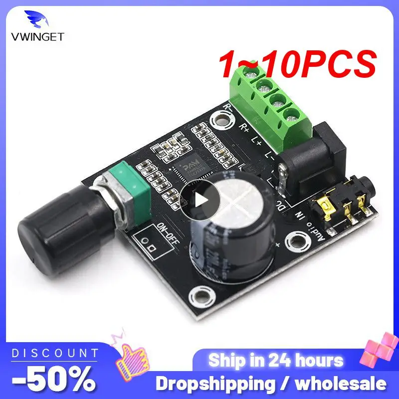 1~10PCS 20mA Power Amplifier Board 2x15W Dual Channel Audio Amp Module Speaker Amplification Replacement Amplifying
1~10PCS 20mA Power Amplifier Board 2x15W Dual Channel Audio Amp Module Speaker Amplification Replacement Amplifying