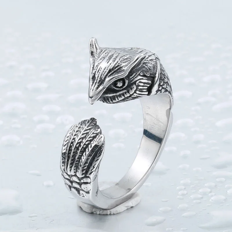 Punk Owl Stainless Steel Ring Men Luxury Fashion Anniversary Gothic Vintage Rings Valentine Gift Jewelry Wholesale Lots Bulk
Punk Owl Stainless Steel Ring Men Luxury Fashion Anniversary Gothic Vintage Rings Valentine Gift Jewelry Wholesale Lots Bulk