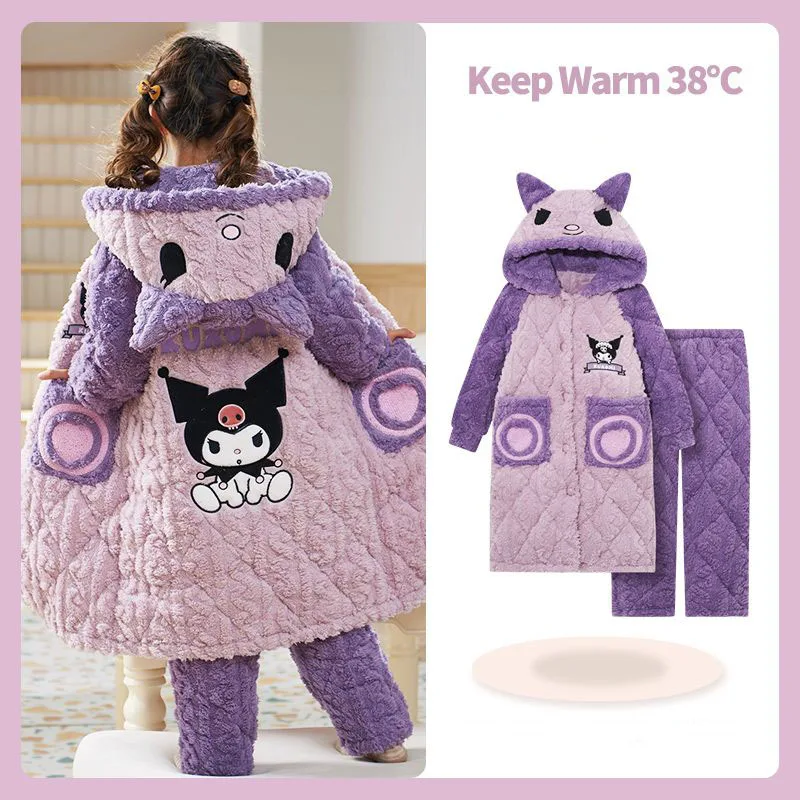 Sanrio Piyama Kuromi Cinnamoroll Hello Kitty Mainan Mewah Piyama Anak-Anak Set Piyama Anime Kasual Memakai Piyama Anak Perempuan
Sanrio Piyama Kuromi Cinnamoroll Hello Kitty Mainan Mewah Piyama Anak-Anak Set Piyama Anime Kasual Memakai Piyama Anak Perempuan