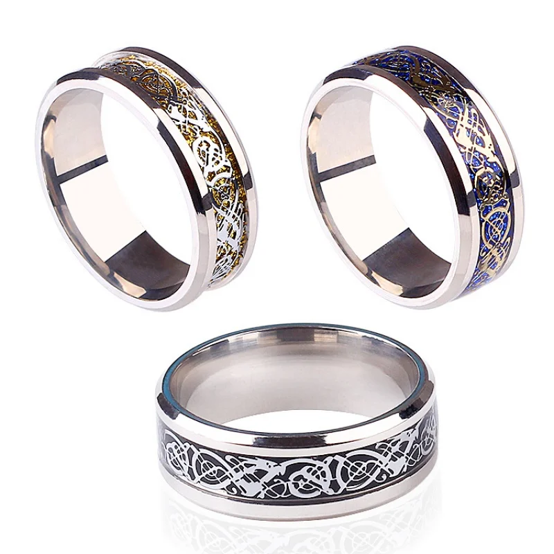 Accessories Titanium Steel Dragon Pattern Ring Double Beveled Edge Micro Setting Ring
Accessories Titanium Steel Dragon Pattern Ring Double Beveled Edge Micro Setting Ring