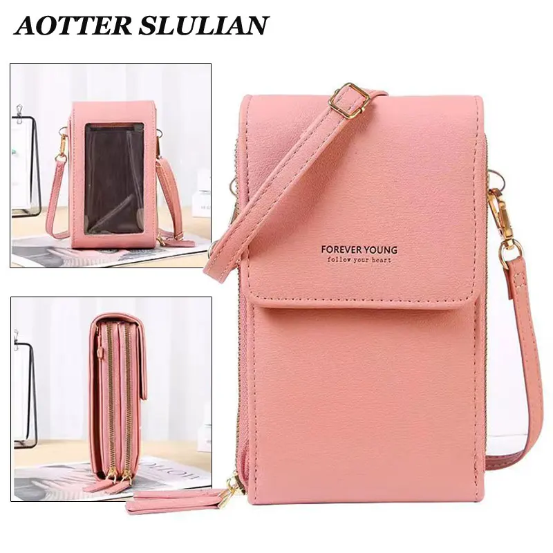 Fashion Women Phone Touch Screen Cell Crossbody Bags PU Leather Phone Clutch Bags 
Fashion Women Phone Touch Screen Cell Crossbody Bags PU Leather Phone Clutch Bags