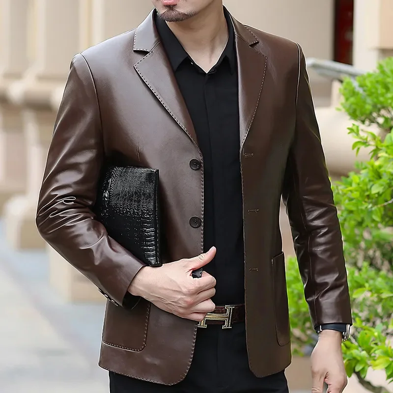 AYUNSUE men's genuine leather jacket men clothing 5XL 6XL man jackets autumn coat plus cotton clothes chaqueta hombre LXR774
AYUNSUE men's genuine leather jacket men clothing 5XL 6XL man jackets autumn coat plus cotton clothes chaqueta hombre LXR774