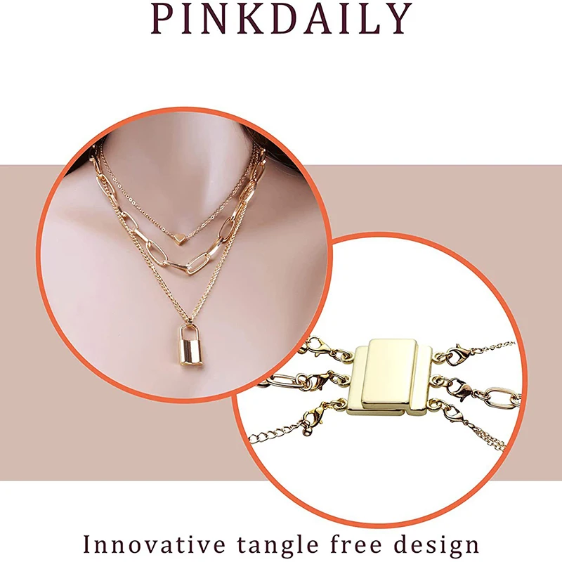 1 шт. ожерелье для ношения слоями ювелирные изделия ожерелье с многослойной застежкой магнитное ожерелье
1 шт. ожерелье для ношения слоями ювелирные изделия ожерелье с многослойной застежкой магнитное ожерелье