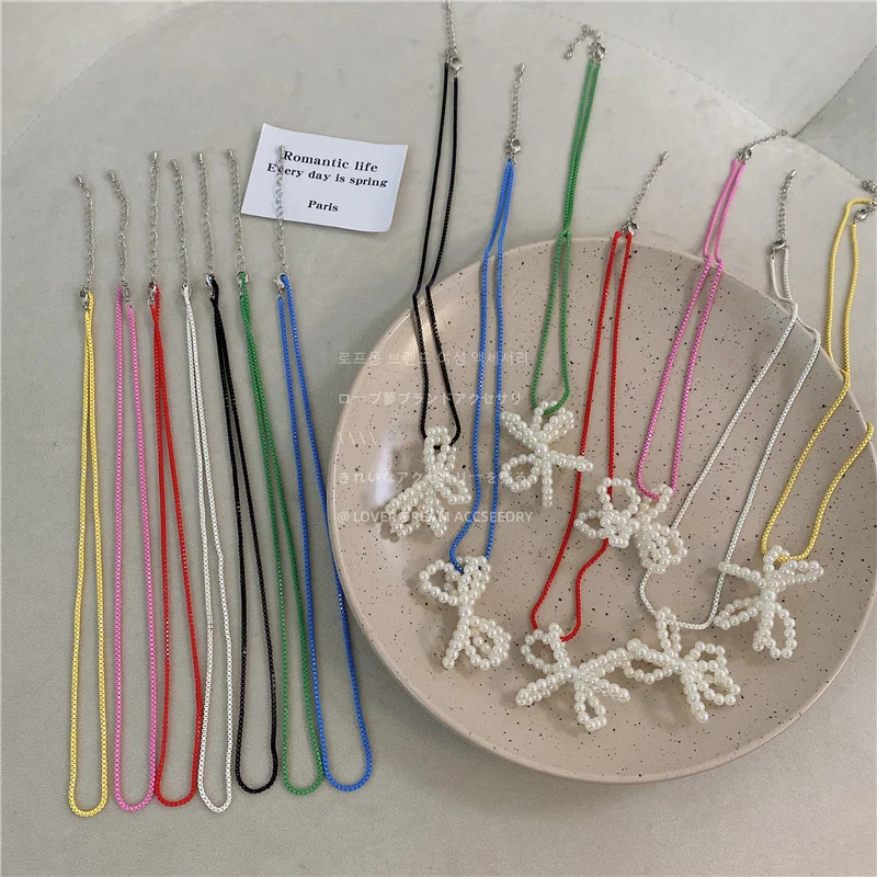 korean fashion Charm Color Choker Necklace For Women Elegant Clavicle Chain Necklace Party Wedding Collar aesthetic Jewelry Gift
korean fashion Charm Color Choker Necklace For Women Elegant Clavicle Chain Necklace Party Wedding Collar aesthetic Jewelry Gift