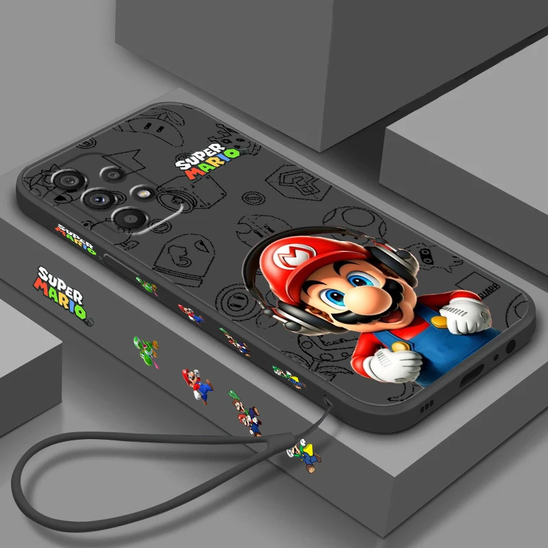 Cartoon Super Mario Cute Liquid Left Rope For Samsung A53 A52 S A33 A32 A51 A71 A21S A13 A73 A50 A72 A23 A12 5G Phone Case
Cartoon Super Mario Cute Liquid Left Rope For Samsung A53 A52 S A33 A32 A51 A71 A21S A13 A73 A50 A72 A23 A12 5G Phone Case