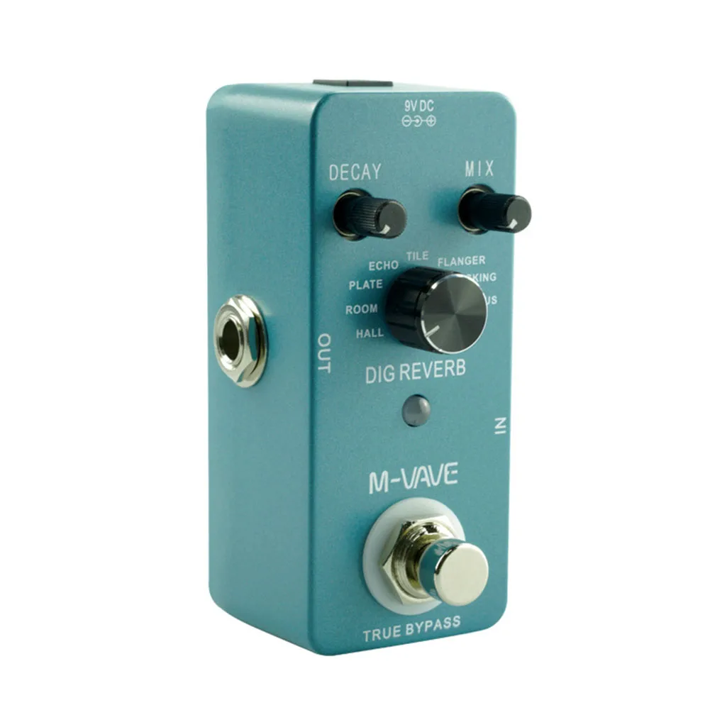 Professional M-VAVE DIG REVERB Digital Guitar Effect Pedal 9 Reverb Types 9 Digital Effects Processors
Professional M-VAVE DIG REVERB Digital Guitar Effect Pedal 9 Reverb Types 9 Digital Effects Processors
