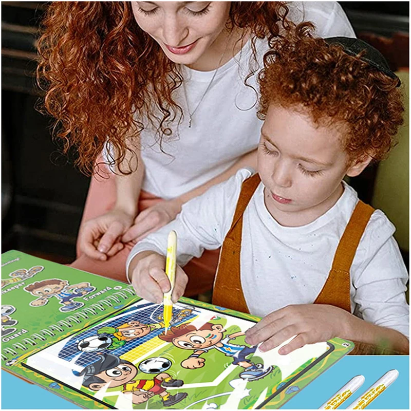 Magic Drawing Toy Set Water Coloring Book Girl Toys Drawing Board Reusable Magical Water Montessori Book Gift for Kid Products
Magic Drawing Toy Set Water Coloring Book Girl Toys Drawing Board Reusable Magical Water Montessori Book Gift for Kid Products