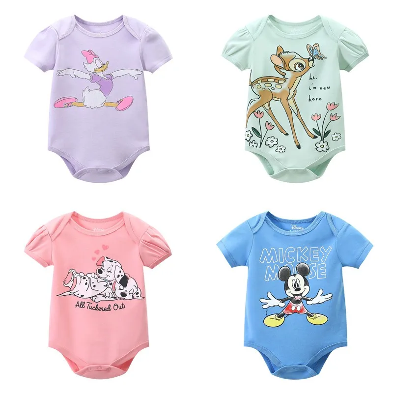 Fashion Casual Toddler Infant Short-sleeved Onesie Disney Style Baby Girl Boy Body Suit Summer Kids Mickey Minnie Daisy Clothes
Fashion Casual Toddler Infant Short-sleeved Onesie Disney Style Baby Girl Boy Body Suit Summer Kids Mickey Minnie Daisy Clothes