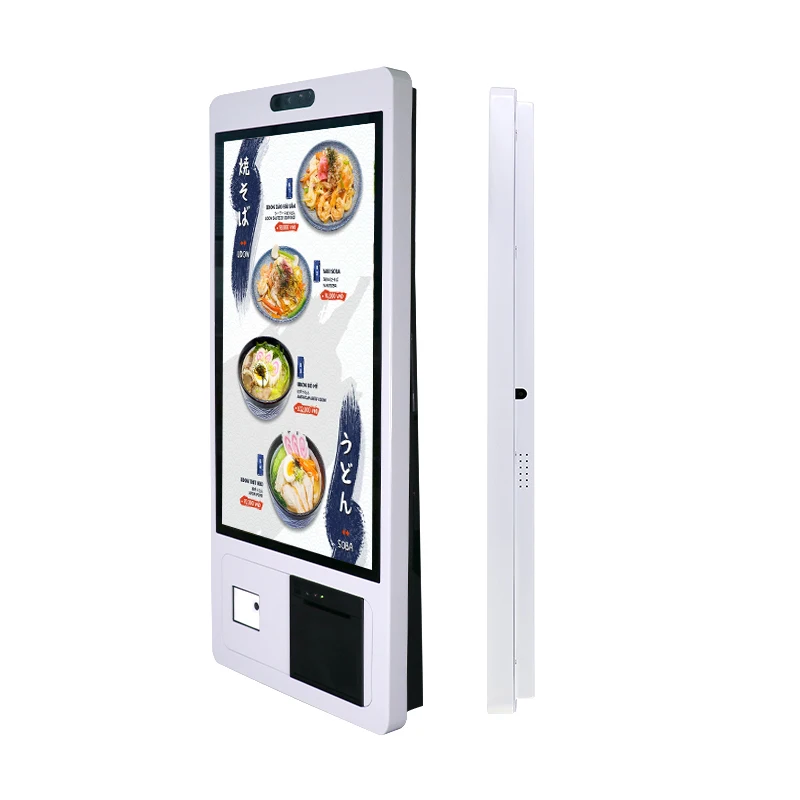 15.6 21.5 32 inch fast food touchscreen self ordering kiosk in restaurant 
15.6 21.5 32 inch fast food touchscreen self ordering kiosk in restaurant