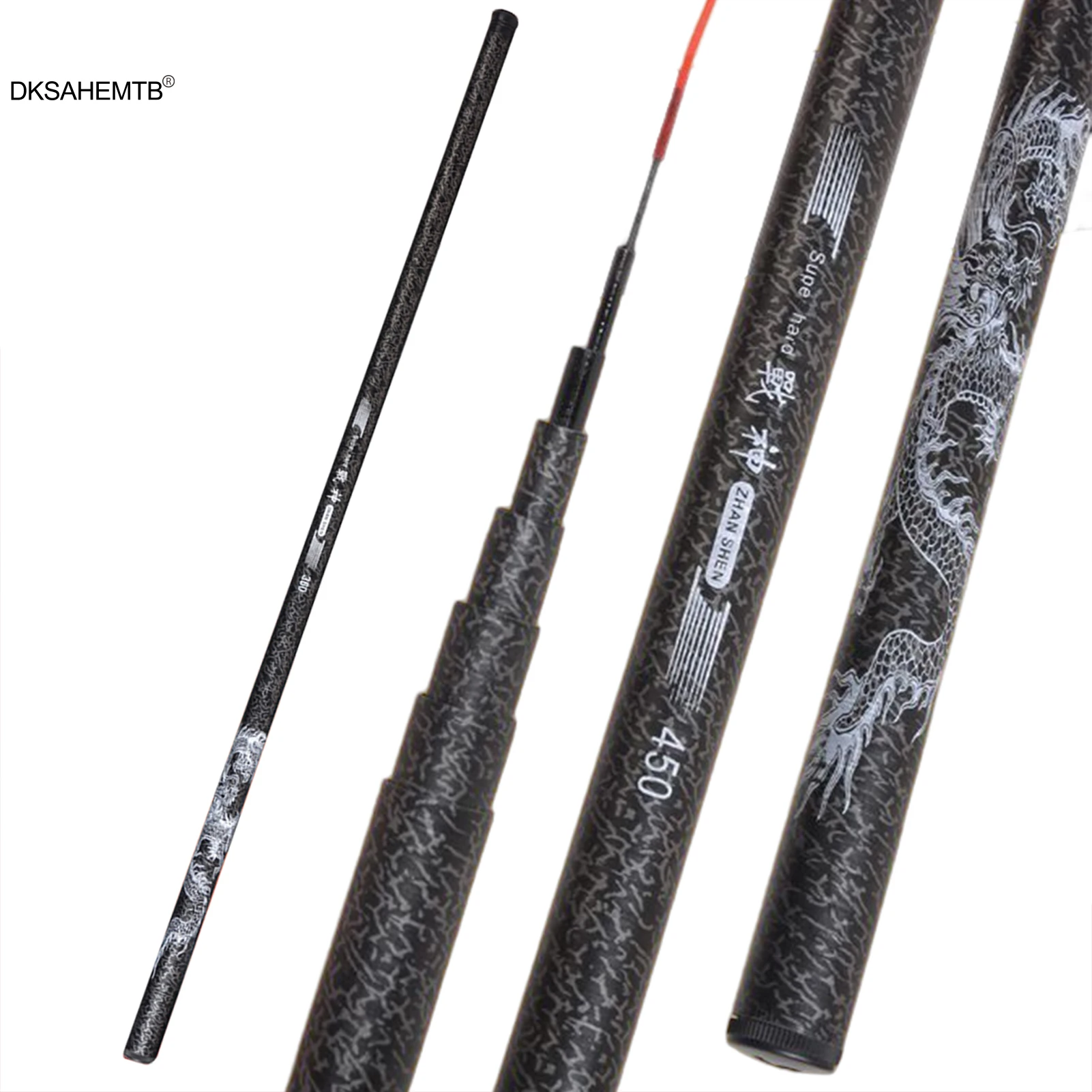 New Black Stream Telescopic Fishing Rod Carbon Fiber Tenkara Fishing Pole Carp Rod 3.6M 4.5M 5.4M 6.3M 7.2M
New Black Stream Telescopic Fishing Rod Carbon Fiber Tenkara Fishing Pole Carp Rod 3.6M 4.5M 5.4M 6.3M 7.2M