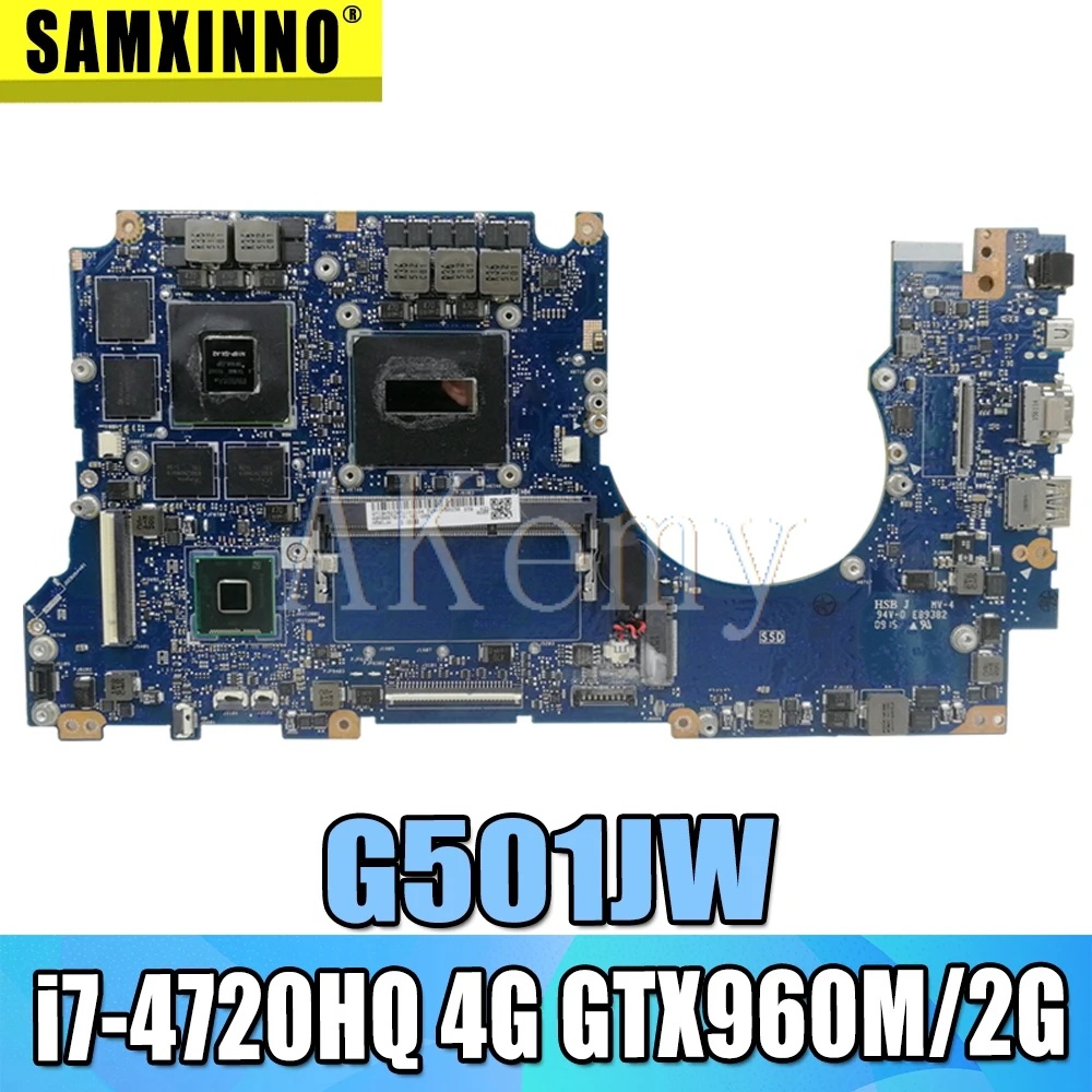 G501JW материнская плата для ноутбука 4 Гб ОЗУ для Asus ROG UX501JW UX501J N501J G501J G501JW i7-4720HQ GTX960M оригинальная материнская плата 100% тест
G501JW материнская плата для ноутбука 4 Гб ОЗУ для Asus ROG UX501JW UX501J N501J G501J G501JW i7-4720HQ GTX960M оригинальная материнская плата 100% тест
