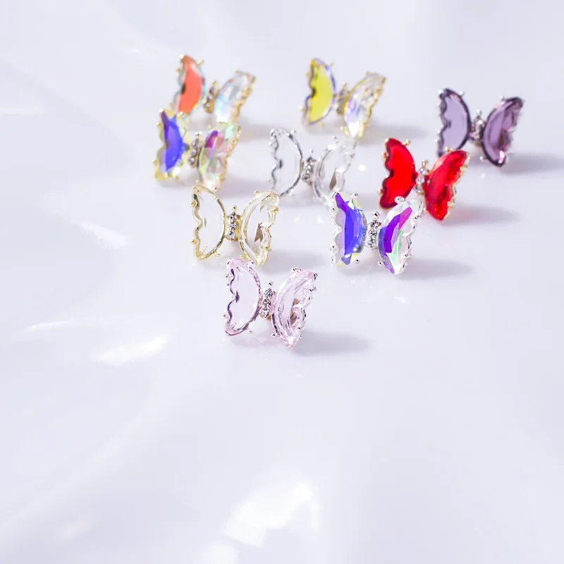 2pcs Fairy Butterfly Design Nail Art Charms Aurora Transparent Crystal Rhinestones Nail Decorations Kawaii Manicure Accessories
2pcs Fairy Butterfly Design Nail Art Charms Aurora Transparent Crystal Rhinestones Nail Decorations Kawaii Manicure Accessories