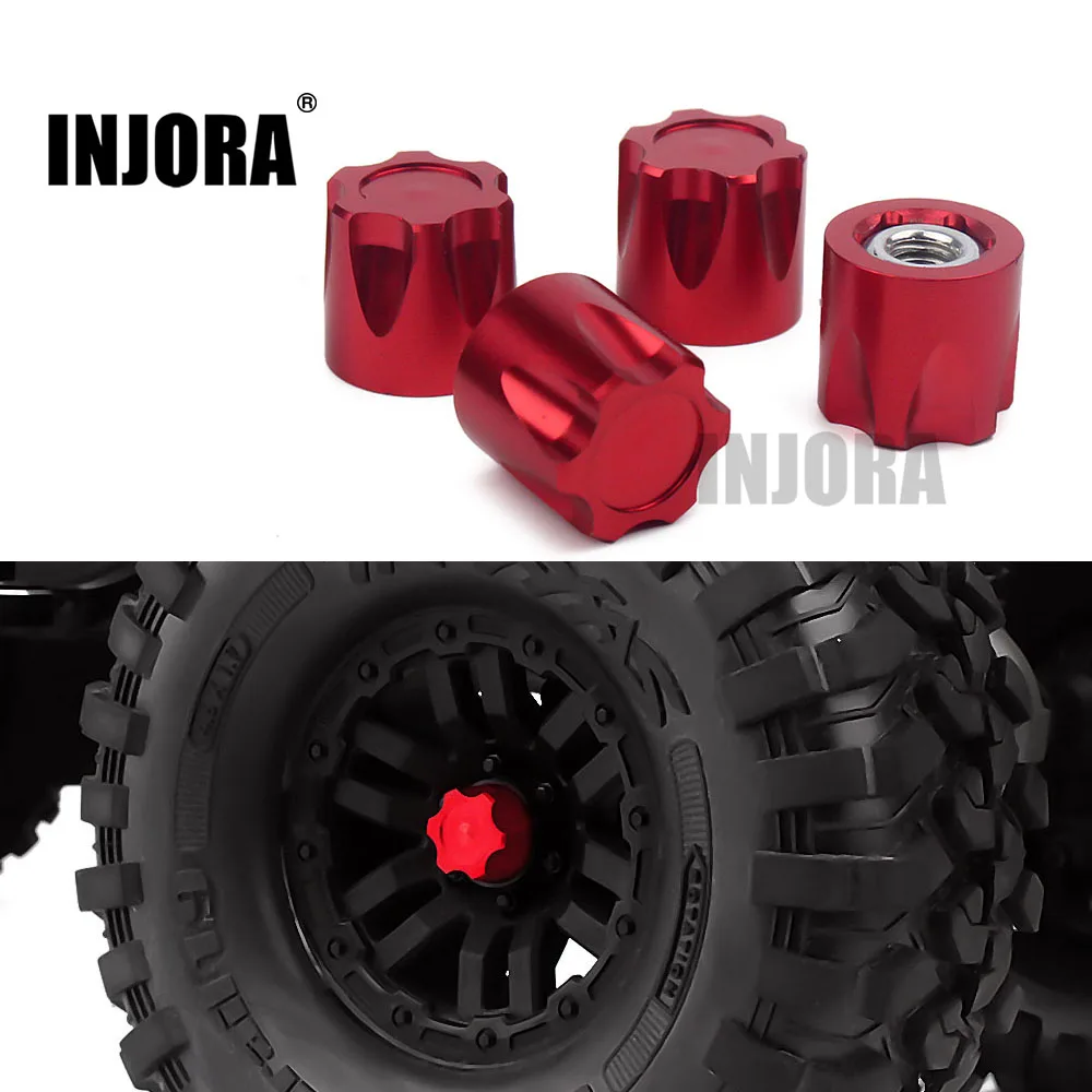 INJORA 4PCS Aluminium Wheel Rim Center Cap M4 Nut for 1/10 RC Crawler TRX4 TRX6 SCX10 90046 Redcat Gen8 Tamiya MST CFX VS4-10
INJORA 4PCS Aluminium Wheel Rim Center Cap M4 Nut for 1/10 RC Crawler TRX4 TRX6 SCX10 90046 Redcat Gen8 Tamiya MST CFX VS4-10