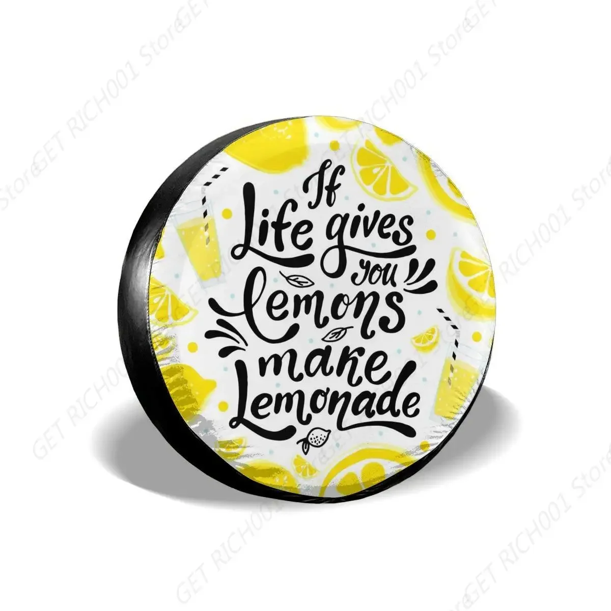 Чехол на запасное колесо If Life Gives You Lemons Make Lemonade Водонепроницаемые чехлы колеса