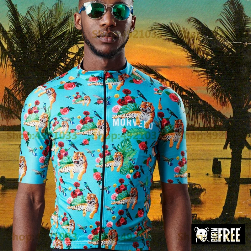 Morvelo WILDLIFE Unisex CYCLING JERSEY Short Sleeved Cycle Wear MTB Road Bike Riding Clothing Spring Autumn Outdoor Sport Shirt
Morvelo WILDLIFE Unisex CYCLING JERSEY Short Sleeved Cycle Wear MTB Road Bike Riding Clothing Spring Autumn Outdoor Sport Shirt