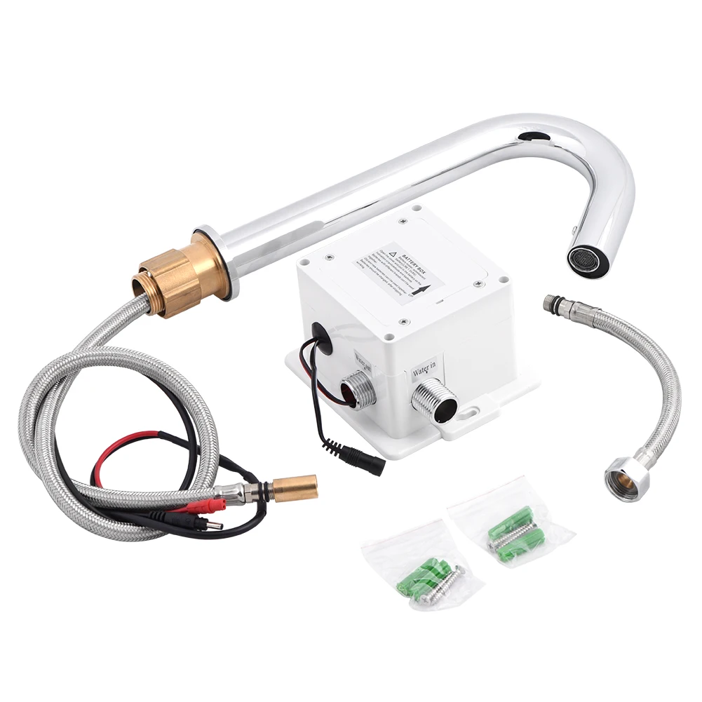 Brass Automatic Infrared Sensor Faucet Water Tap with Hose for Bathroom Basin Kitchen Sink
Brass Automatic Infrared Sensor Faucet Water Tap with Hose for Bathroom Basin Kitchen Sink