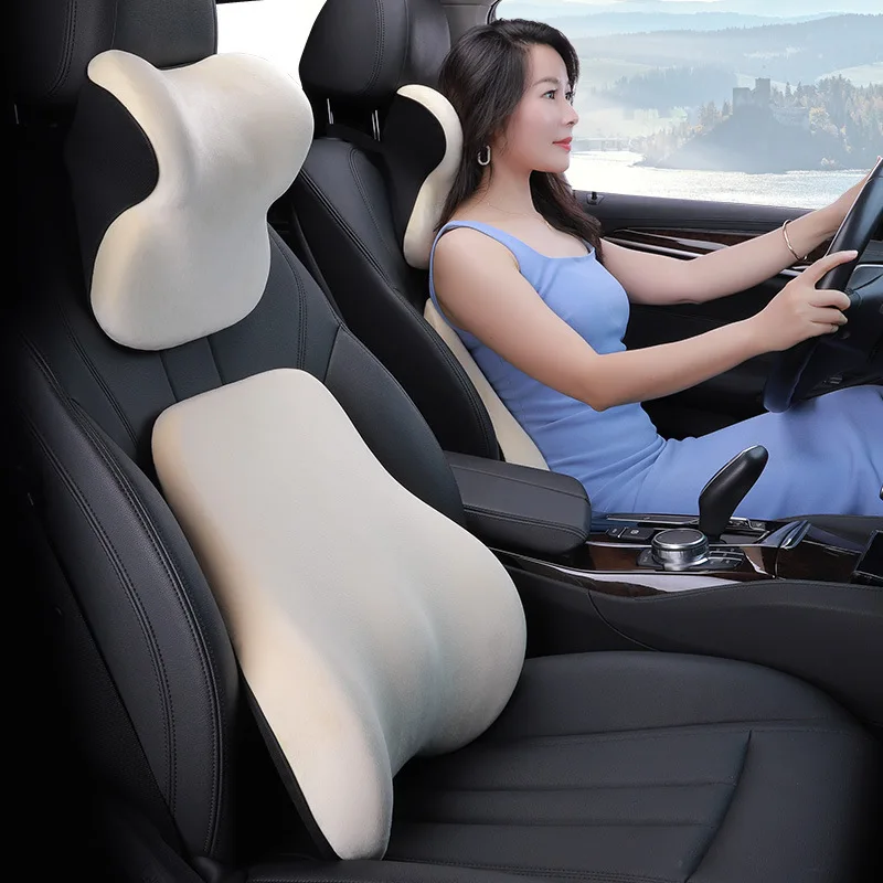 Car Headrest Neck Protector - Car Headrest Car Seat Pillow - Car Sleeping Memory Cotton Waist Backrest Set
Car Headrest Neck Protector - Car Headrest Car Seat Pillow - Car Sleeping Memory Cotton Waist Backrest Set