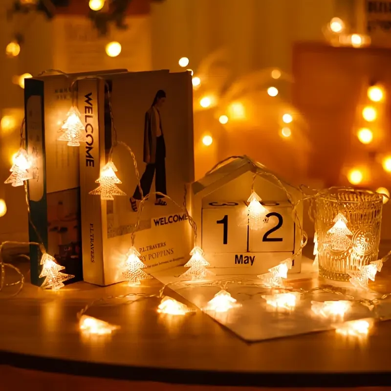 HMTX 1pc Christmas Tree Shape Decorative String Lights, LED Lights, 4.9ft 10 Lights
HMTX 1pc Christmas Tree Shape Decorative String Lights, LED Lights, 4.9ft 10 Lights
