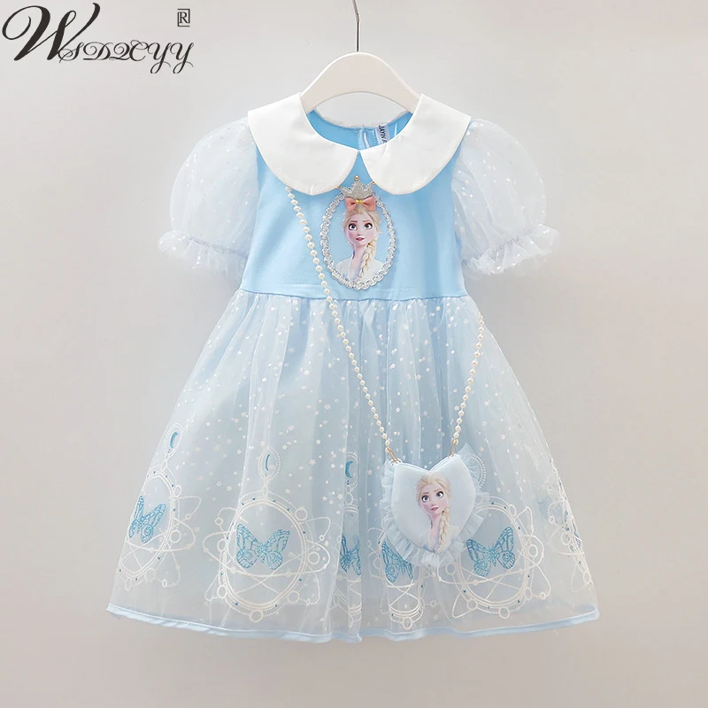 Summer Kids Party Dress 2023 New Summer Costume Children Peter Pan Collar Princess Dress Korean Short Sleeve Mesh Outfits
Summer Kids Party Dress 2023 New Summer Costume Children Peter Pan Collar Princess Dress Korean Short Sleeve Mesh Outfits