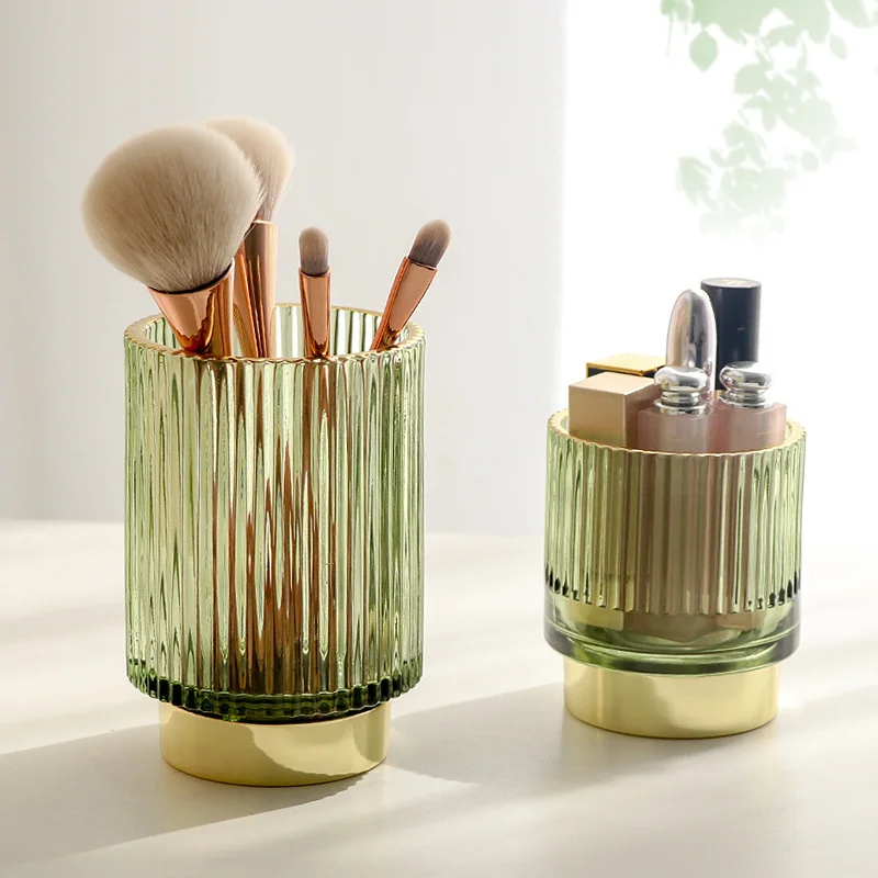 Nordic Gilt Glass Pen Holder Storage Bucket Thickened Table Lipstick Makeup Brush Organizer Jewelry Storage Box Vase Storage Box
Nordic Gilt Glass Pen Holder Storage Bucket Thickened Table Lipstick Makeup Brush Organizer Jewelry Storage Box Vase Storage Box