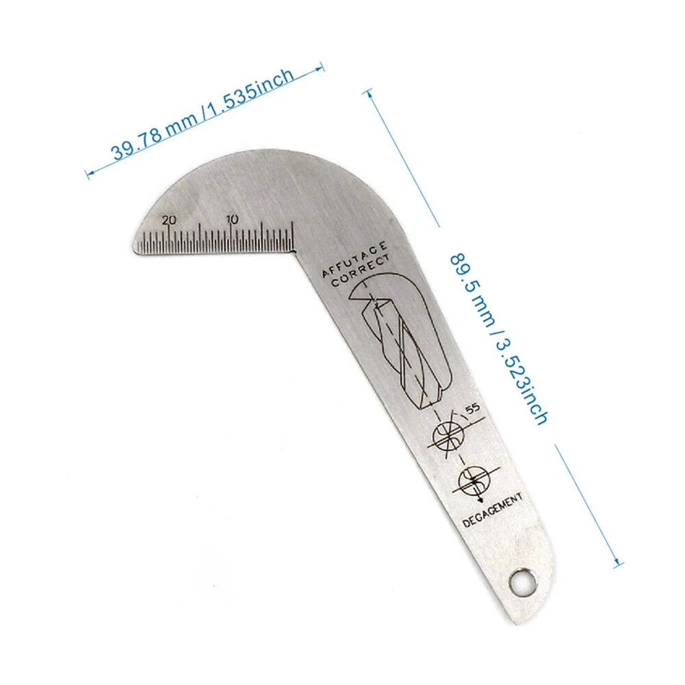 Double Sided Drill Gauge 118 Degrees 39.78mm *89.5mm Drill Gauge Easy Storage Lightweight Portability Brand New
Double Sided Drill Gauge 118 Degrees 39.78mm *89.5mm Drill Gauge Easy Storage Lightweight Portability Brand New