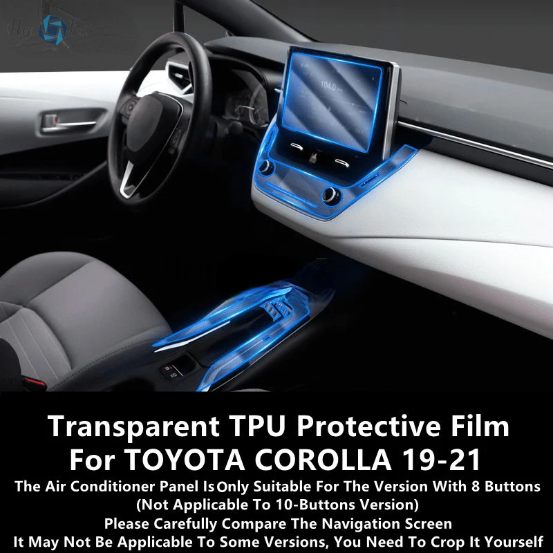 For TOYOTA COROLLA 19-21 Car Interior Center Console Transparent TPU Protective Film Anti-scratch Repair Film Accessories Refit
For TOYOTA COROLLA 19-21 Car Interior Center Console Transparent TPU Protective Film Anti-scratch Repair Film Accessories Refit