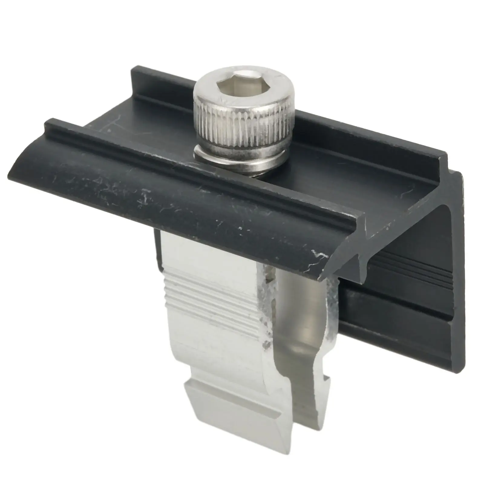 End Clip Middle Clip For Solar Panels 30-50mm 50mm Black Saves Time Stainless Steel On The RV Solar Bracket Black Pressure Block
End Clip Middle Clip For Solar Panels 30-50mm 50mm Black Saves Time Stainless Steel On The RV Solar Bracket Black Pressure Block