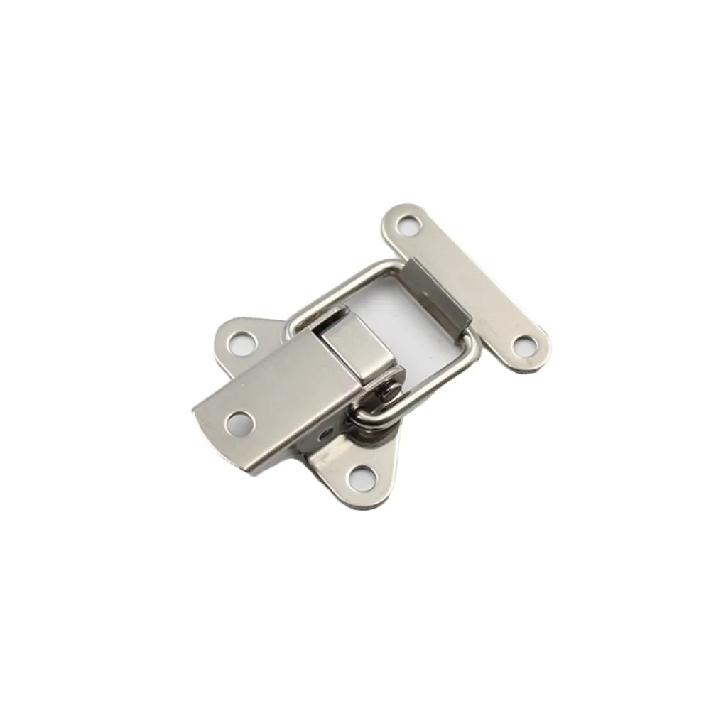 4PC/lot Stainless Steel Spring Locking Latch Hasps Suitcase Chest Toggle Catch Clasp Box Hinges Furniture Hardware Accessories
4PC/lot Stainless Steel Spring Locking Latch Hasps Suitcase Chest Toggle Catch Clasp Box Hinges Furniture Hardware Accessories