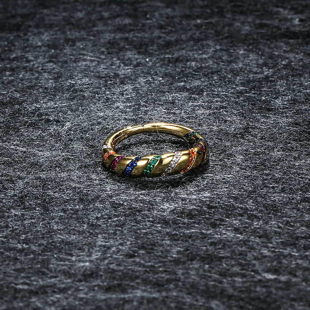 APM STYLE High Quality 925 Sterling Silver Multicolored Stripe Ring Vintage Personality Ring To Give Friends As Gifts
APM STYLE High Quality 925 Sterling Silver Multicolored Stripe Ring Vintage Personality Ring To Give Friends As Gifts